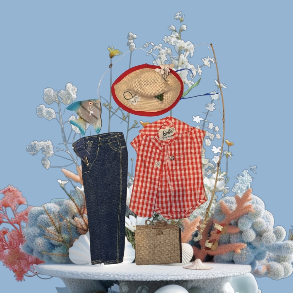 Complete Vintage 1959 Barbie "Picnic Set" #967